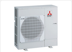 A typical Air Source Heat Pump unit